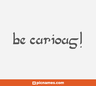 Be Curious!